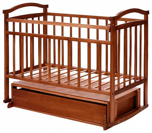 Кровать детская "Ульяна-5", а/с, кач.+маятник п/п, закр. ящик