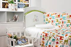 Giraffe (Жирафы) (6 пр, С/120х60, принт , Комплект в детскую кроватку)
