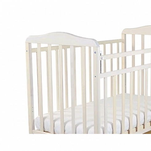 Кровать детская Берёзка (автостенка,попер.и прод.маятник,закр.ящик,качалка,накл.ПВХ)